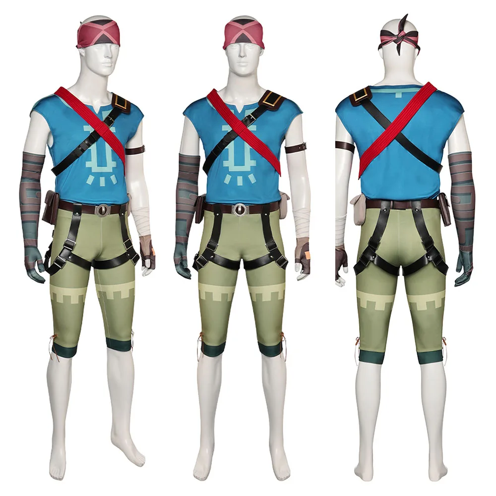 Link Cosplay Climbing Suit Adult Man Male Top Pants Headband Gloves Fantasia Outfits Halloween Carnival Disguise Clothes Suit 
Link Cosplay Climbing Suit Adult Man Male Top Pants Headband Gloves Fantasia Outfits Halloween Carnival Disguise Clothes Suit