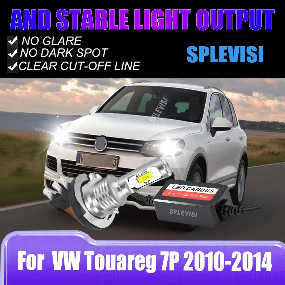 H15 LED 6000K White Headlight Bulbs no flickering or dashboard error reporting For VW Touareg 7P 2010 2011 2012 2013 2014
H15 LED 6000K White Headlight Bulbs no flickering or dashboard error reporting For VW Touareg 7P 2010 2011 2012 2013 2014