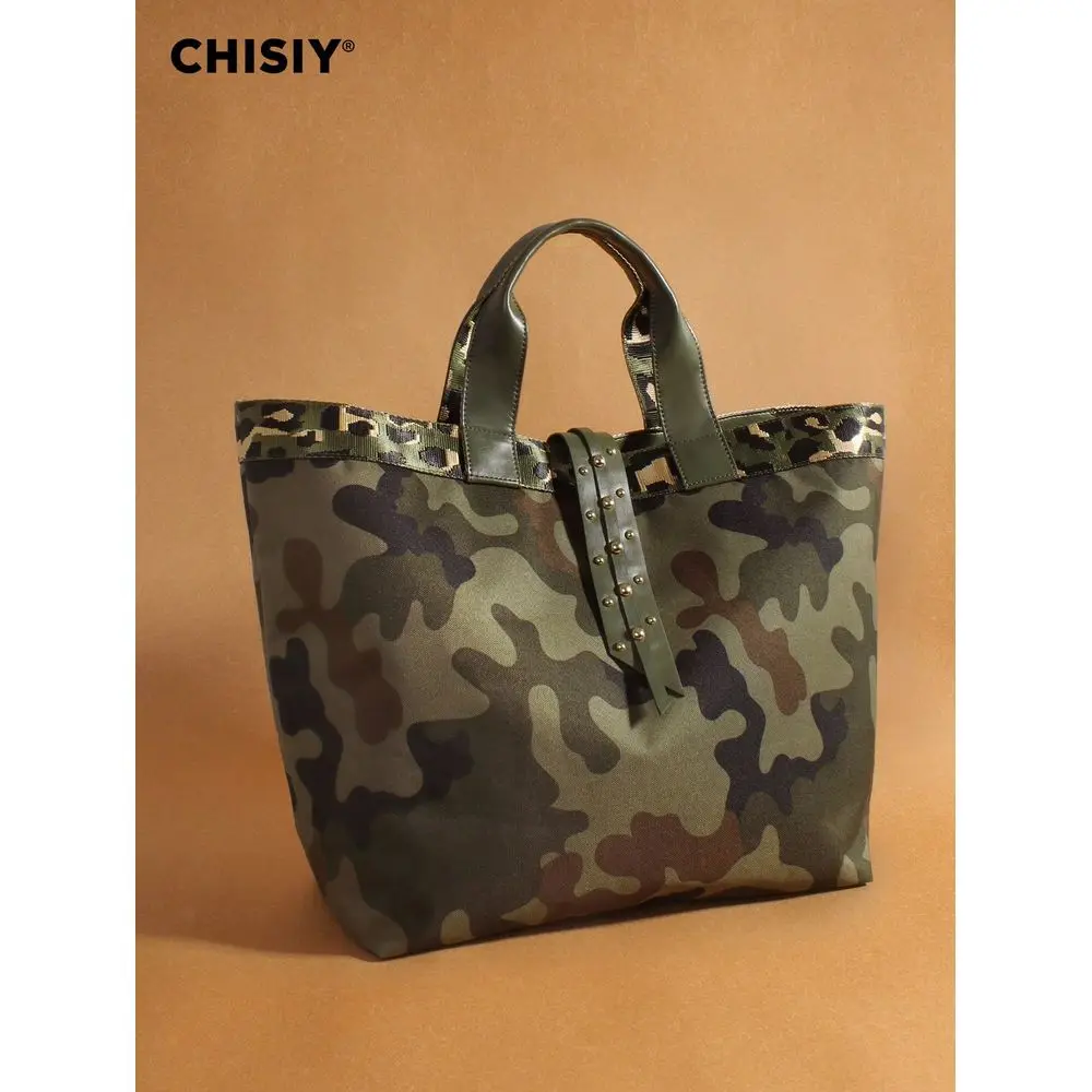 Original Camouflage Green Large Tote Bag, Colorblock Design, Spacious Capacity Handbag, PU Leather Patchwork Camo, Fashionable
Original Camouflage Green Large Tote Bag, Colorblock Design, Spacious Capacity Handbag, PU Leather Patchwork Camo, Fashionable