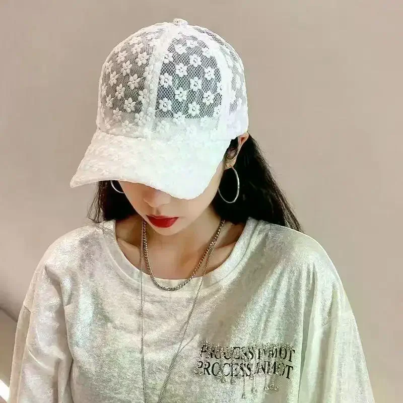 Adjustable Lace Flower Thin Baseball Cap Fashion Outdoor Women Summer Sunscreen Sun Hollow Hat Girls Hip Hop Visors Cap
Adjustable Lace Flower Thin Baseball Cap Fashion Outdoor Women Summer Sunscreen Sun Hollow Hat Girls Hip Hop Visors Cap