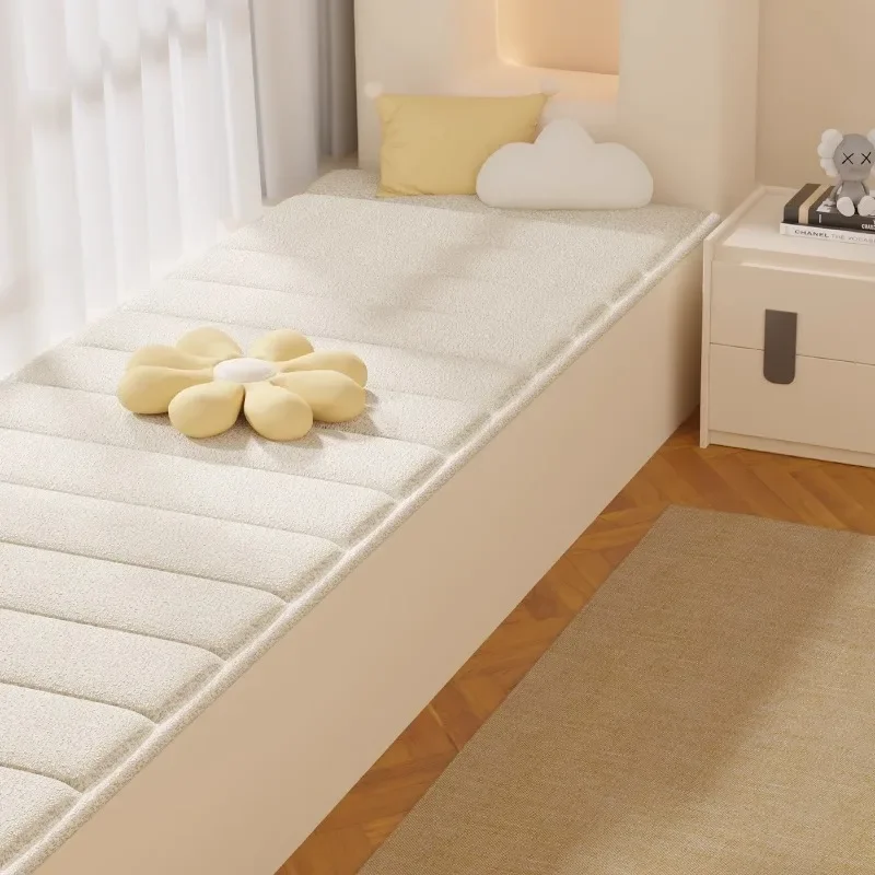 Double-sided bay window cushion, universal bamboo mat for all seasons, summer teddy velvet thin sponge, balcony seat for all
Double-sided bay window cushion, universal bamboo mat for all seasons, summer teddy velvet thin sponge, balcony seat for all