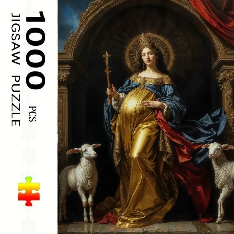500 Pieces Jigsaw Puzzle The Virgin Mary Archangel Jigsaw Puzzle Educational Toy for Kids Children 's Games Christmas Gift
500 Pieces Jigsaw Puzzle The Virgin Mary Archangel Jigsaw Puzzle Educational Toy for Kids Children 's Games Christmas Gift