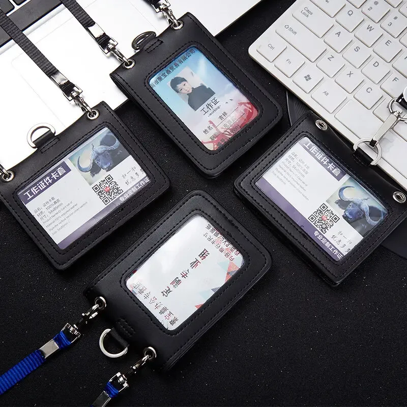 Cowhide Badge ID Credit Card Holder Staff Work Business Air Hostess Name Tag Lanyard
Cowhide Badge ID Credit Card Holder Staff Work Business Air Hostess Name Tag Lanyard