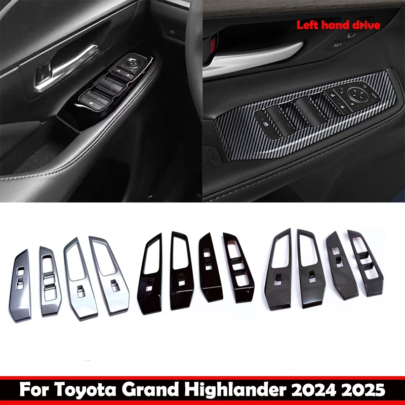 LHD для Toyota Grand Highlander 2024 2025, черный дверной усилитель, оконное стекло, подъемная отделка, кнопка переключателя, панель, интерьерная декоративная
LHD для Toyota Grand Highlander 2024 2025, черный дверной усилитель, оконное стекло, подъемная отделка, кнопка переключателя, панель, интерьерная декоративная