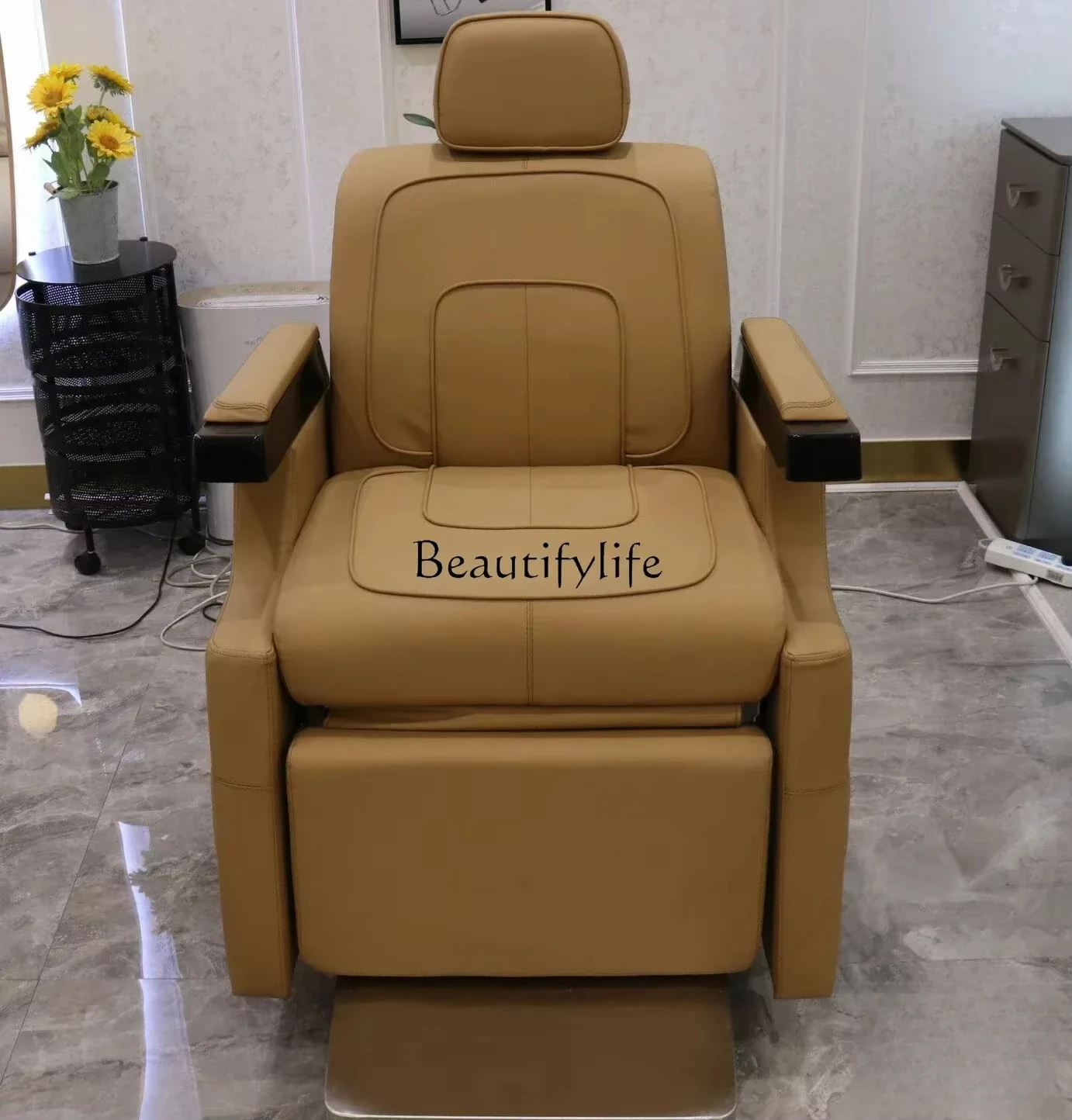 Electric Reclining Physiotherapy Chair for Hair Salon Adjustable Hair Care Chair
Electric Reclining Physiotherapy Chair for Hair Salon Adjustable Hair Care Chair