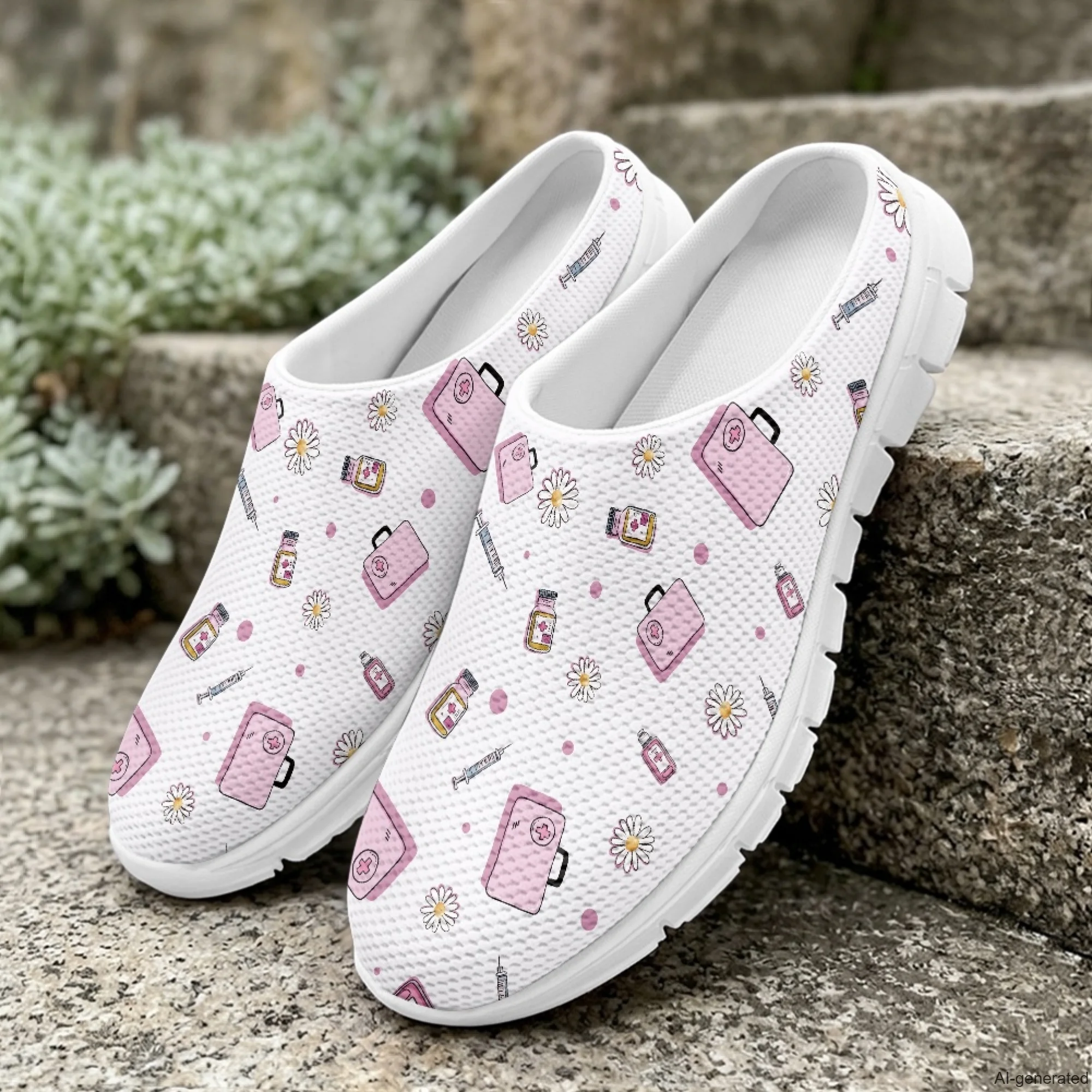 XIXIRIMIDO Casual Shoes Medical Pattern Nurse Shoes Versatile Sports Women's Slippers Breathable Mesh Men's Walking Shoes 35-48
XIXIRIMIDO Casual Shoes Medical Pattern Nurse Shoes Versatile Sports Women's Slippers Breathable Mesh Men's Walking Shoes 35-48