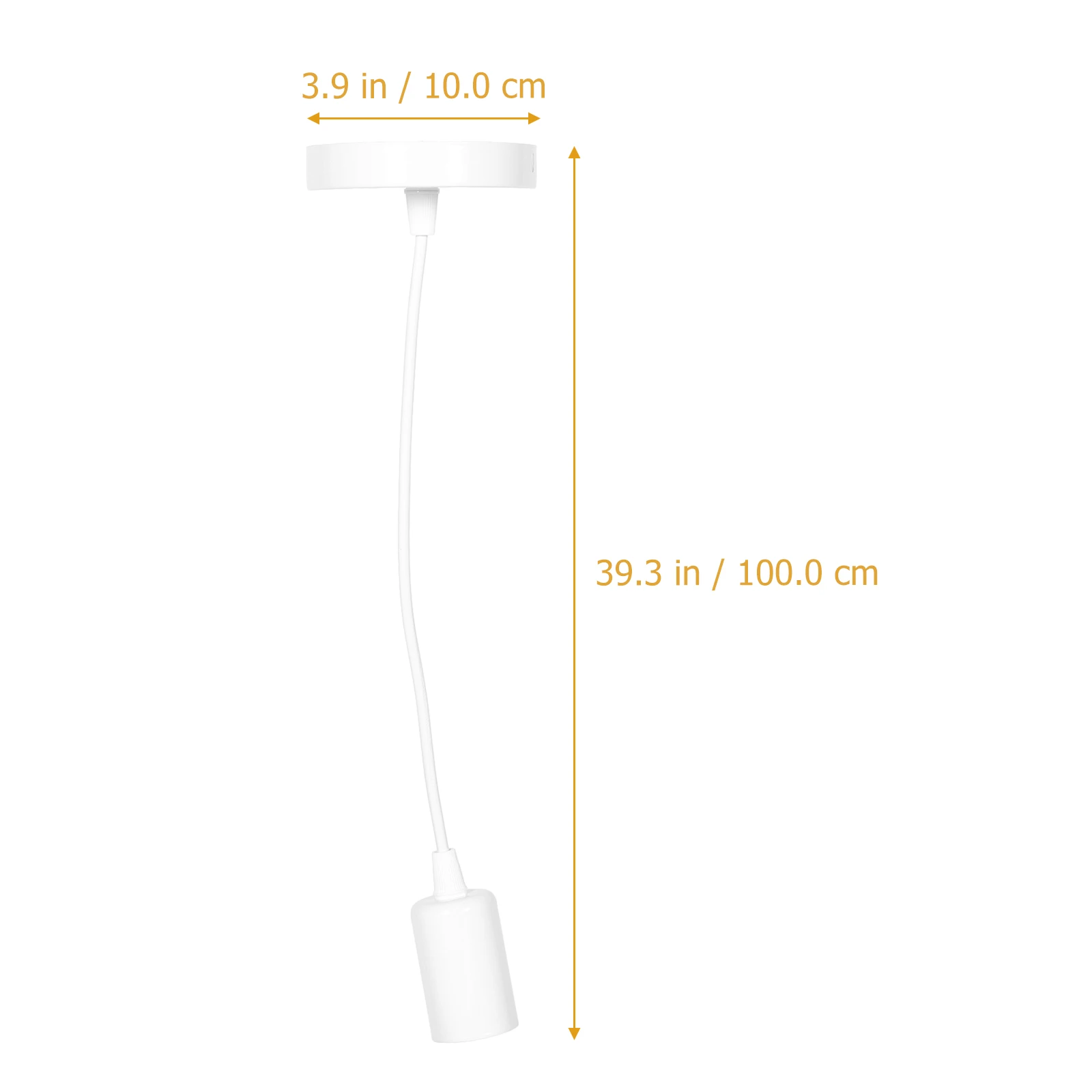 Pendant Light Kit Vintage Lamp Fixtures White Hanging Cord Ceiling Rose Fitting Metal PVC Bedroom Kitchen Lighting
Pendant Light Kit Vintage Lamp Fixtures White Hanging Cord Ceiling Rose Fitting Metal PVC Bedroom Kitchen Lighting