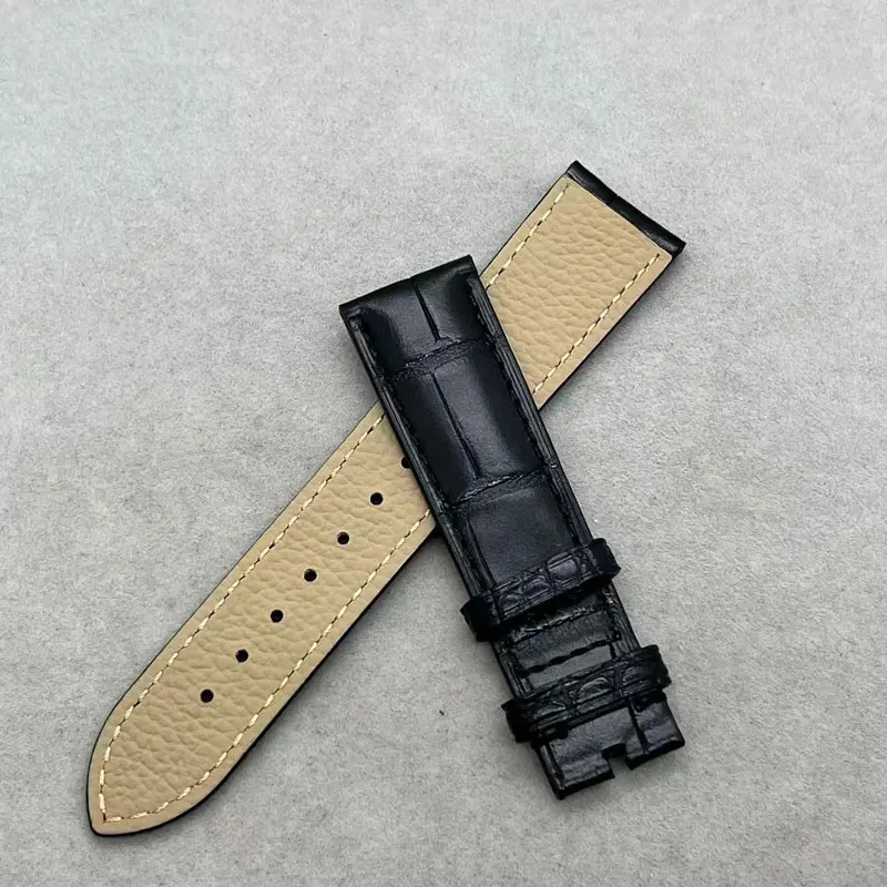 Handmade Custom Universal Alligator Watchbands 14mm~24mm Flat Interface Crocodile Skin Strap Calfskin Lining Watch Accessories
Handmade Custom Universal Alligator Watchbands 14mm~24mm Flat Interface Crocodile Skin Strap Calfskin Lining Watch Accessories