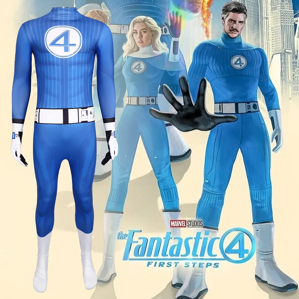 Cosplay FANTASTIC 4 Boy Girl Adults Women Men Reed Richards Cosplay Costume Joathan Jumpsuit Superhero Zentai Party Bodysuits
Cosplay FANTASTIC 4 Boy Girl Adults Women Men Reed Richards Cosplay Costume Joathan Jumpsuit Superhero Zentai Party Bodysuits