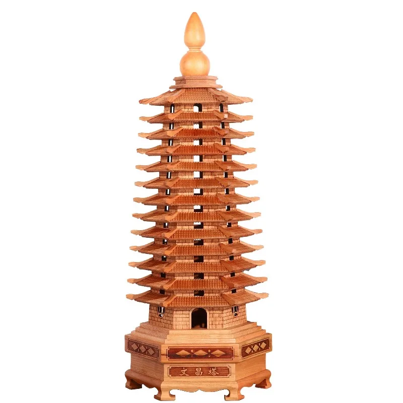 Mahogany Wenchang Tower Ornament Wenchang Tower, 9th Floor 13th Floor Study Office Desktop Ornament
Mahogany Wenchang Tower Ornament Wenchang Tower, 9th Floor 13th Floor Study Office Desktop Ornament