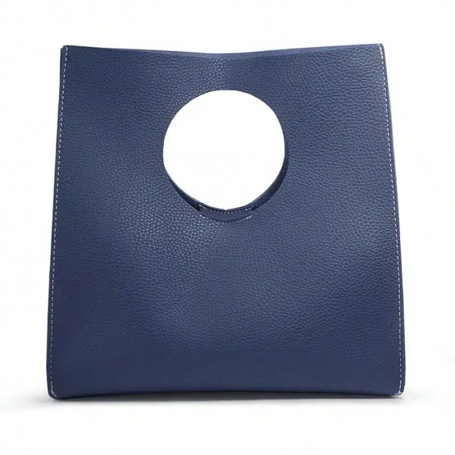 Vintage Minimalist Style Soft Pu Leather Handbag Clutch Small Tote
Vintage Minimalist Style Soft Pu Leather Handbag Clutch Small Tote