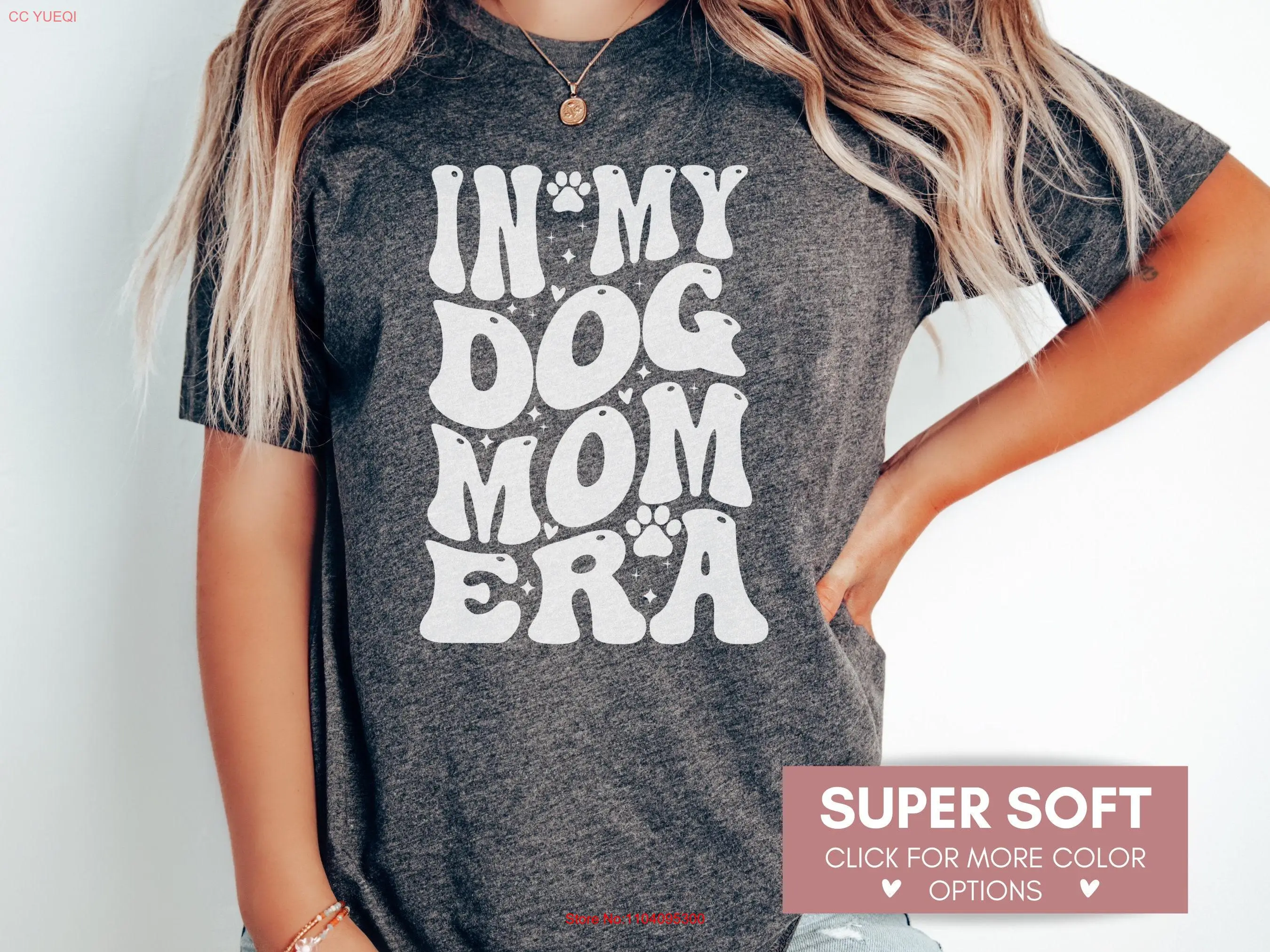 Футболка In My Dog Mom Era для нее, забавная футболка для любителей животных на день рождения, мама, милая футболка с длинными или короткими рукавами
Футболка In My Dog Mom Era для нее, забавная футболка для любителей животных на день рождения, мама, милая футболка с длинными или короткими рукавами