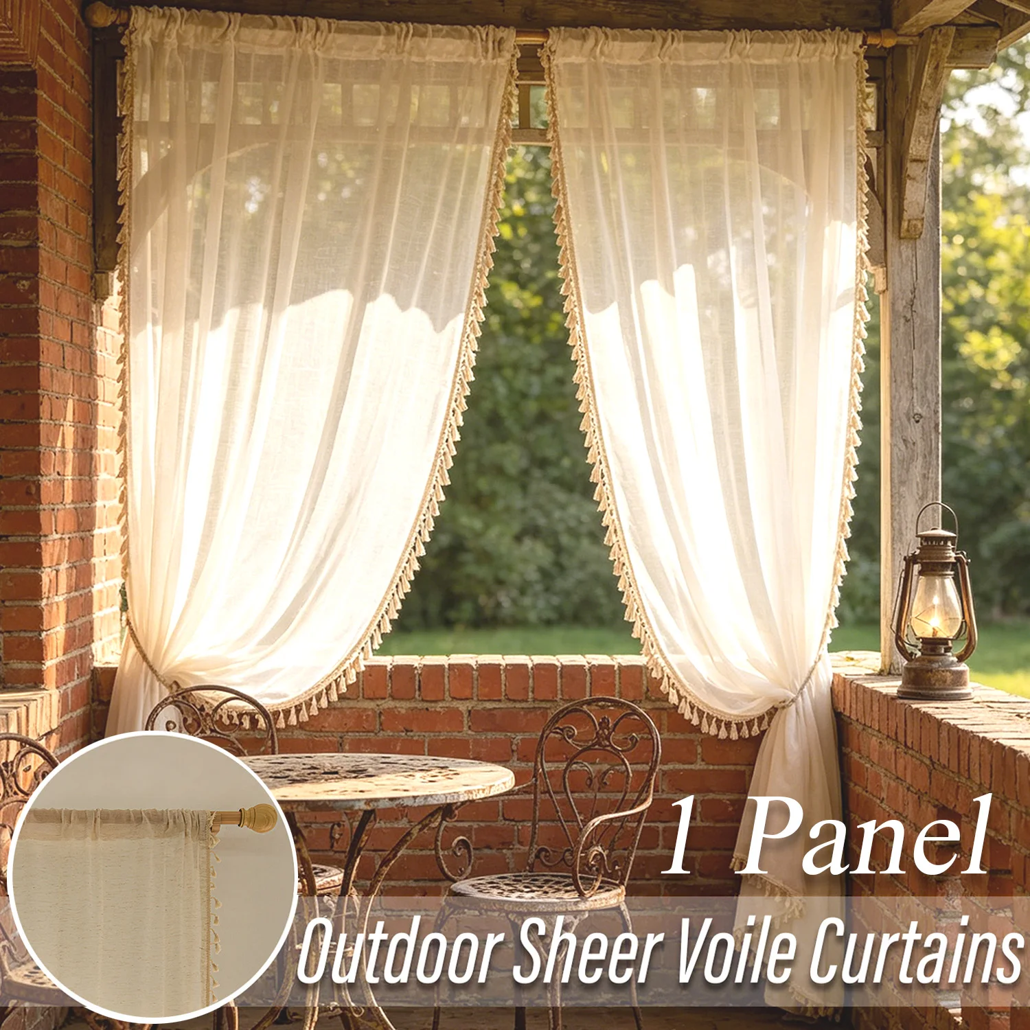 Semi-Shading Handmade Tassels Curtain, Rod Flap Pocket Pants, Window Processing Retro Country Farm Curtains Bedroom Living Room
Semi-Shading Handmade Tassels Curtain, Rod Flap Pocket Pants, Window Processing Retro Country Farm Curtains Bedroom Living Room