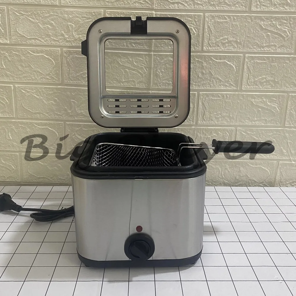 Electric Fryer 2.5l Oil Capacity Fryer Commercial Household Square Stainless Steel
Electric Fryer 2.5l Oil Capacity Fryer Commercial Household Square Stainless Steel