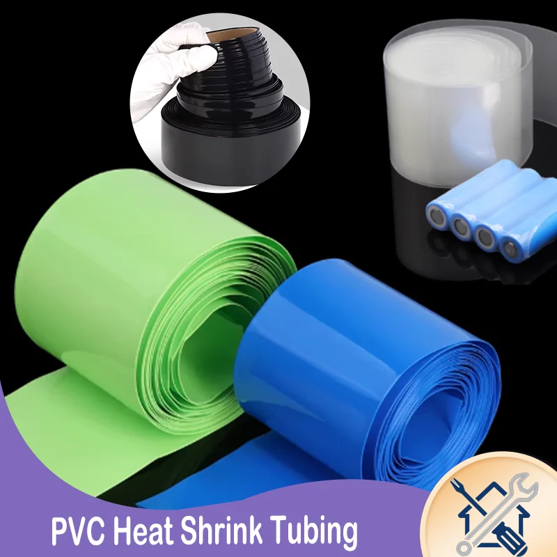 1/5M 160-555mm Width PVC Wide Heat Shrink Tube - Insulated Sleeve for Lipo Battery Pack & Case Wire Protection
1/5M 160-555mm Width PVC Wide Heat Shrink Tube - Insulated Sleeve for Lipo Battery Pack & Case Wire Protection