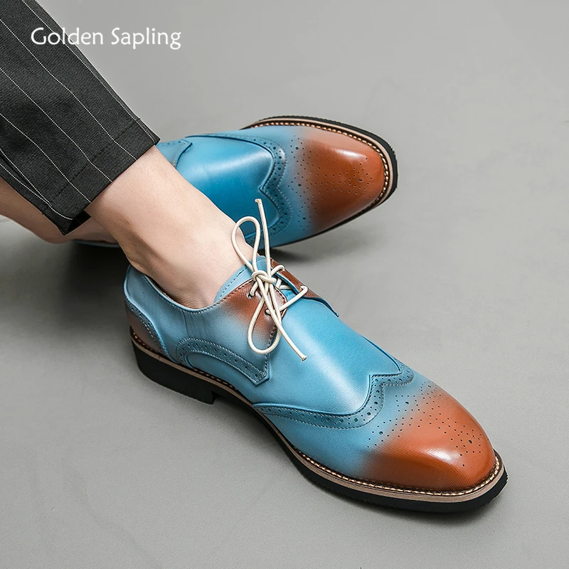 Golden Sapling Formal Shoes Fashion Leather Flats Men's Casual Business Oxfords Leisure Derby Shoe for Men Dress Office Loafers
Golden Sapling Formal Shoes Fashion Leather Flats Men's Casual Business Oxfords Leisure Derby Shoe for Men Dress Office Loafers