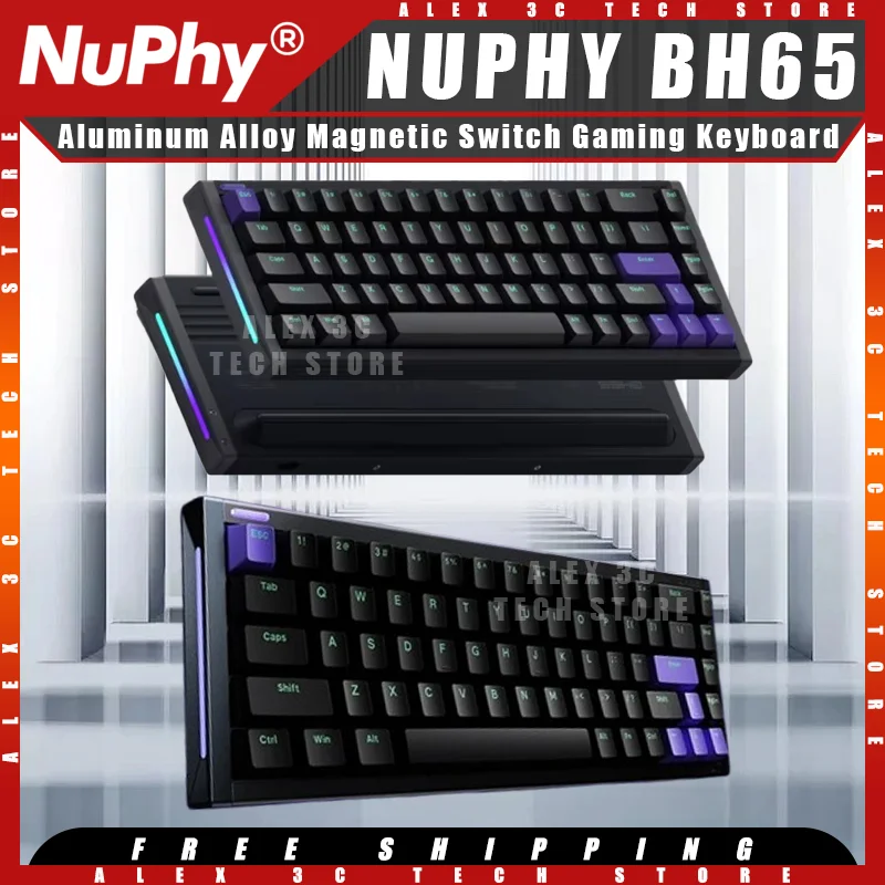NUPHY BH65 Mechanical Keyboard Aluminum Alloy Magnetic Switch 8k Polling Rate RT0.01 Ergonomics Gaming Keyboard Pc Accessories
NUPHY BH65 Mechanical Keyboard Aluminum Alloy Magnetic Switch 8k Polling Rate RT0.01 Ergonomics Gaming Keyboard Pc Accessories