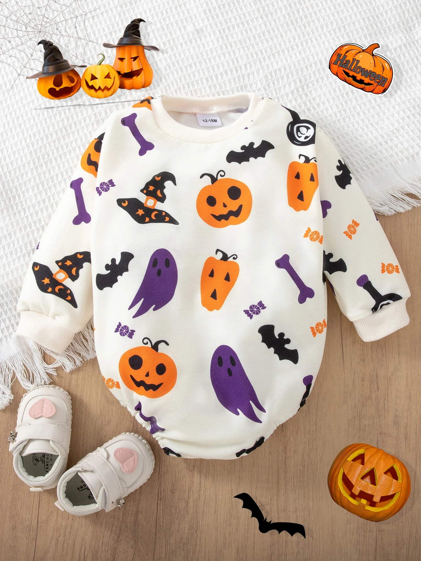 Girls Long Sleeve Triangle Halloween Onesie for Spring Autumn Seasonal Wear Baby Costume Harem Jumpsuit
Girls Long Sleeve Triangle Halloween Onesie for Spring Autumn Seasonal Wear Baby Costume Harem Jumpsuit