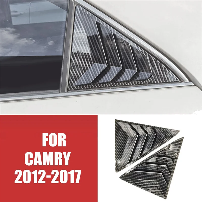 1Pair Rear Window Louver Cover Trim Deflector For Toyota Camry 7Th 2012-2017 Car Styling Shutter Vent Decorate Sticker
1Pair Rear Window Louver Cover Trim Deflector For Toyota Camry 7Th 2012-2017 Car Styling Shutter Vent Decorate Sticker