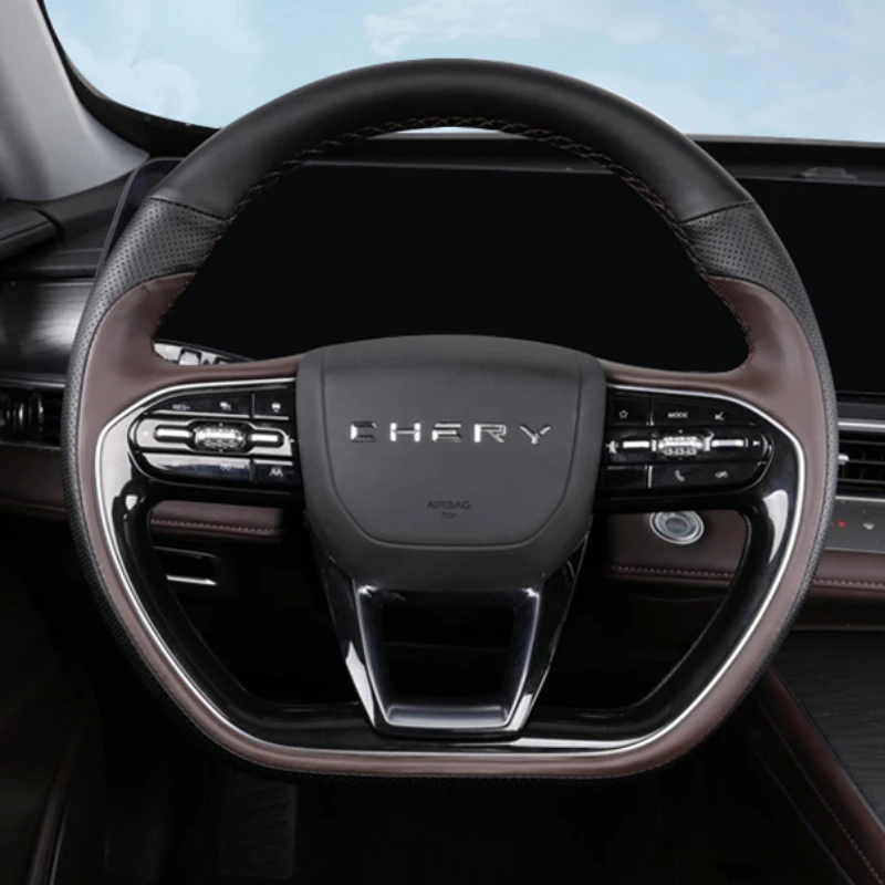Кожаный чехол для руля CHERY Tiggo 8 PRO, прошитый вручную, противоскользящий, 2022
Кожаный чехол для руля CHERY Tiggo 8 PRO, прошитый вручную, противоскользящий, 2022