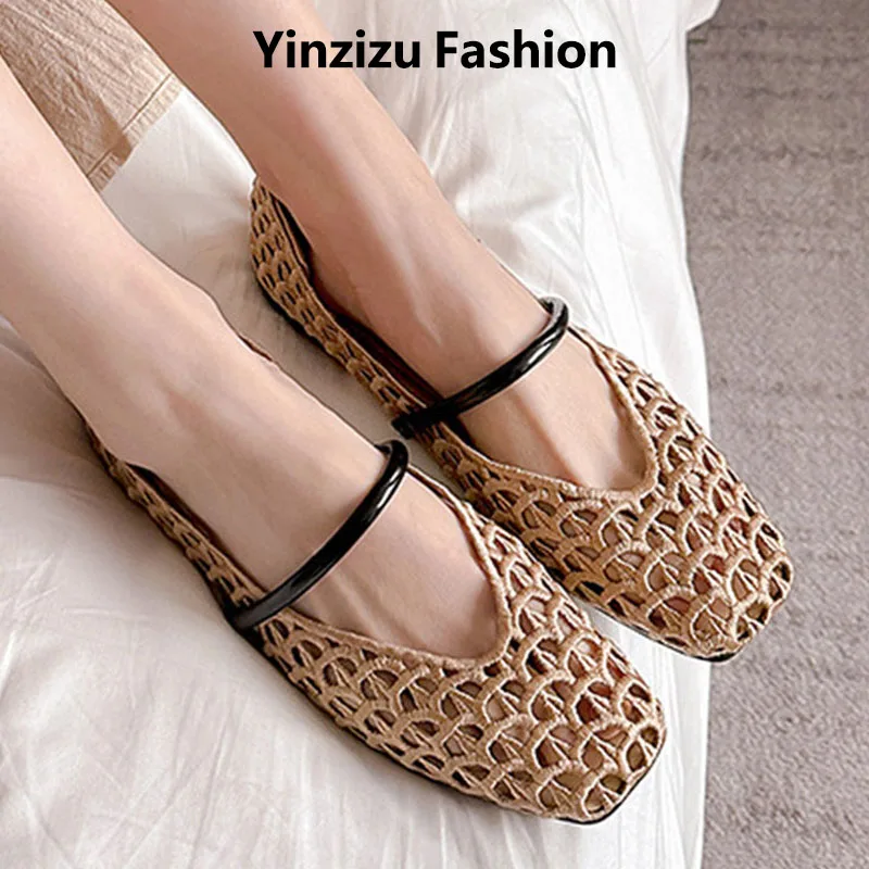 2025 Hollow Mesh Women Flats Shoes Square Toe Mary Jane Shoe Summer Ankle Strap Breathable Single Shoes
2025 Hollow Mesh Women Flats Shoes Square Toe Mary Jane Shoe Summer Ankle Strap Breathable Single Shoes