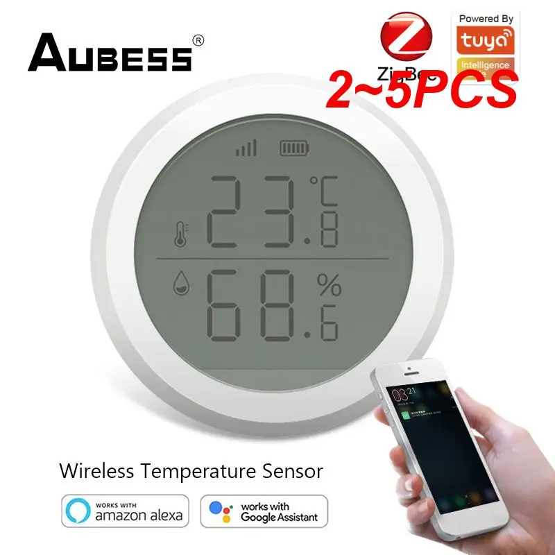 2~5PCS Tuya Smart Thermometer Home Indoor Temperature And Humidity Sensor With LCD Display APP Voice Control Alexa
2~5PCS Tuya Smart Thermometer Home Indoor Temperature And Humidity Sensor With LCD Display APP Voice Control Alexa