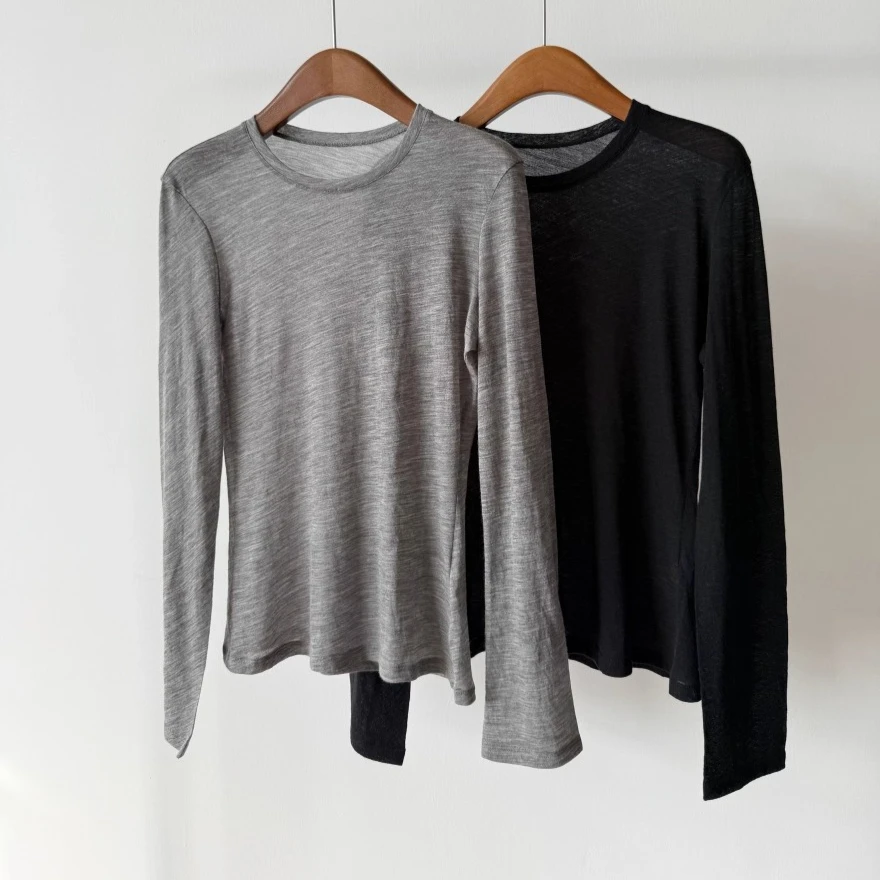 Минималистичные вязаные кашемировые шерстяные топы, женские пуловеры
Минималистичные вязаные кашемировые шерстяные топы, женские пуловеры