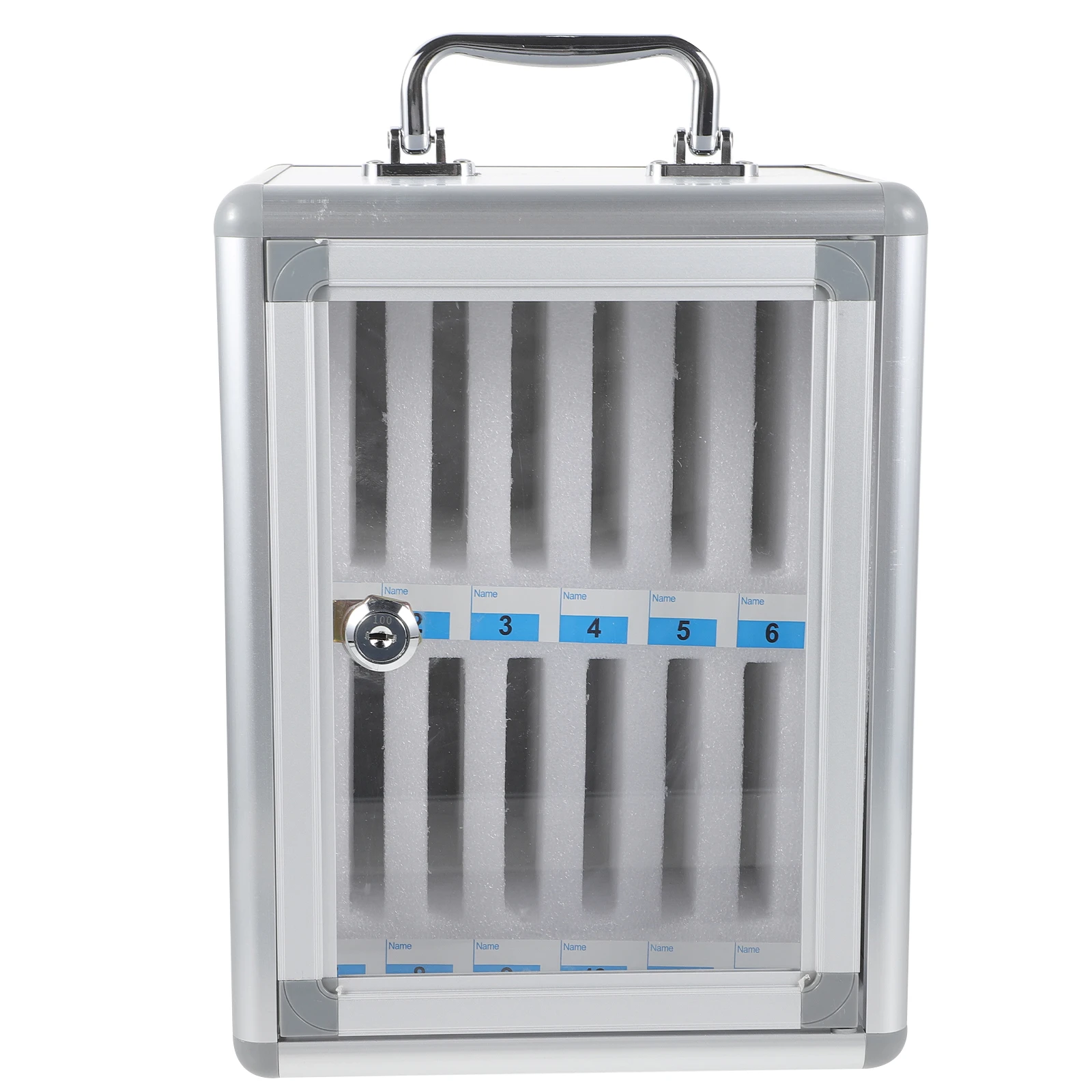 12-Position Phone Storage Cabinet Cell Phone Locker Box for School Factory Office Safe Conference Bins
12-Position Phone Storage Cabinet Cell Phone Locker Box for School Factory Office Safe Conference Bins