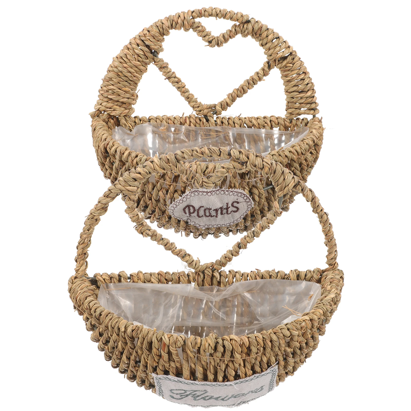 2 Pcs Wall Hanging Straw Flower Basket Novel Pot ganizer for Kitchen Woven Storage Mounted Plant Decor
2 Pcs Wall Hanging Straw Flower Basket Novel Pot ganizer for Kitchen Woven Storage Mounted Plant Decor