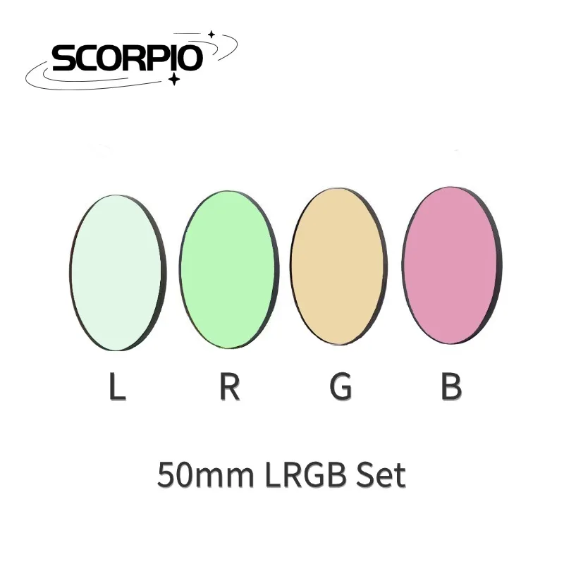 Набор фильтров для визуализации Scorpio Astro 50 мм x 3 мм LRBG, подходящий для визуализации глубокого неба, для астрономической фотографии
Набор фильтров для визуализации Scorpio Astro 50 мм x 3 мм LRBG, подходящий для визуализации глубокого неба, для астрономической фотографии