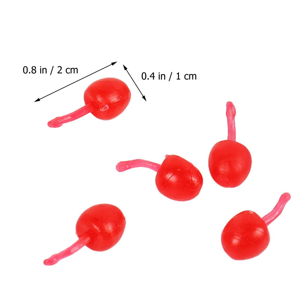 20 Pcs Simulated Fruit Adornment Cherry Accessories Desktop Decoration Simulation Food Model Red 
20 Pcs Simulated Fruit Adornment Cherry Accessories Desktop Decoration Simulation Food Model Red