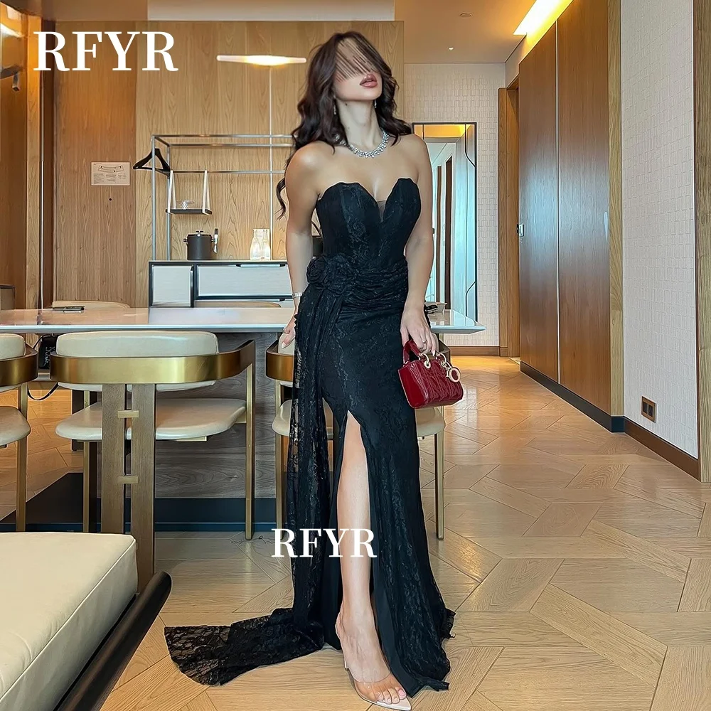 RFYR Lace Party Dress Mermaid Prom Dress Princess Ball Dress High Slit Prom Elegant Celebrity Gala Dress vestidos Customized 
RFYR Lace Party Dress Mermaid Prom Dress Princess Ball Dress High Slit Prom Elegant Celebrity Gala Dress vestidos Customized