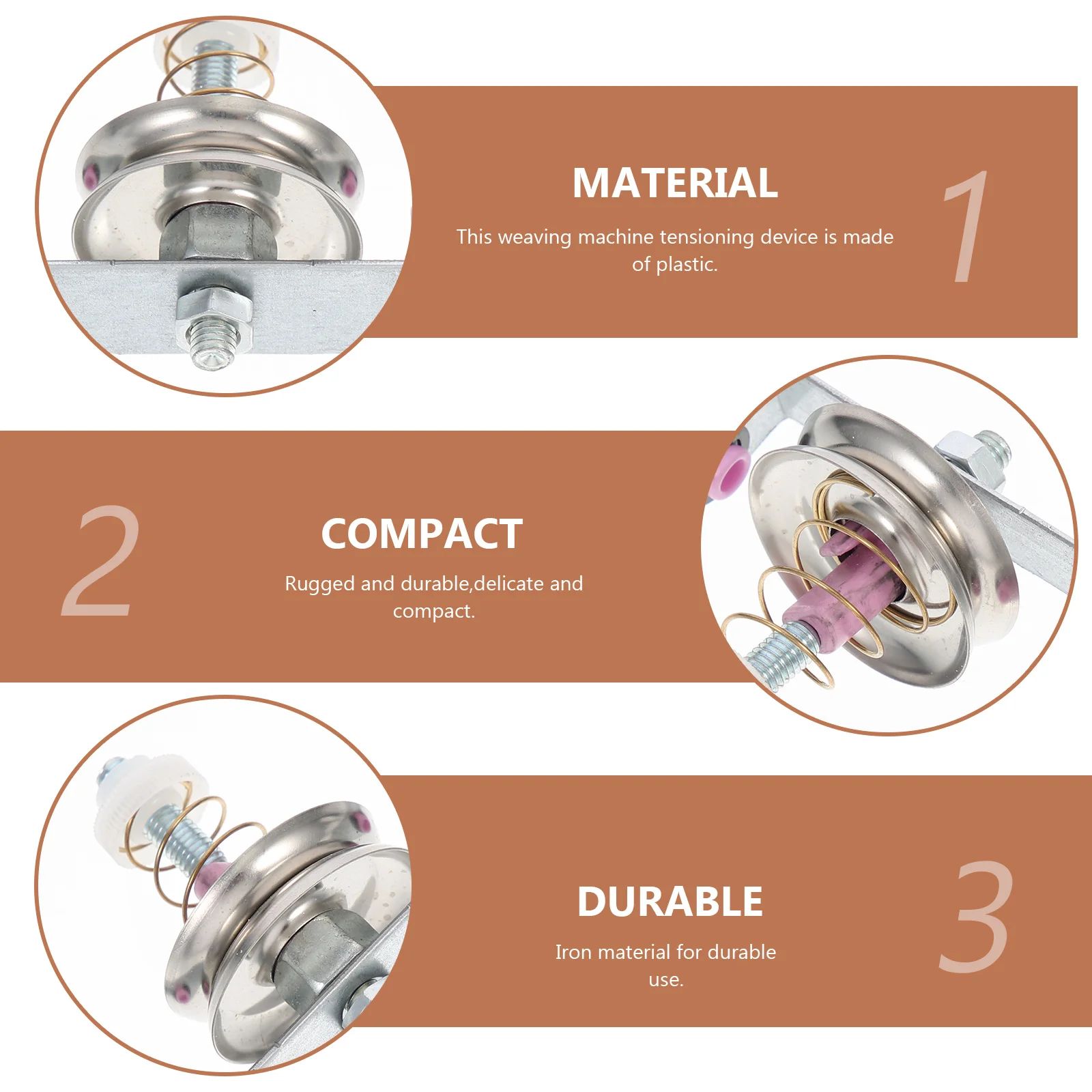 2pcs Tensioner Accessories Weaving Machine Drawing Tool Knitting Winding Wire Sewing Parts Plastic Iron Durable Lightweight
2pcs Tensioner Accessories Weaving Machine Drawing Tool Knitting Winding Wire Sewing Parts Plastic Iron Durable Lightweight