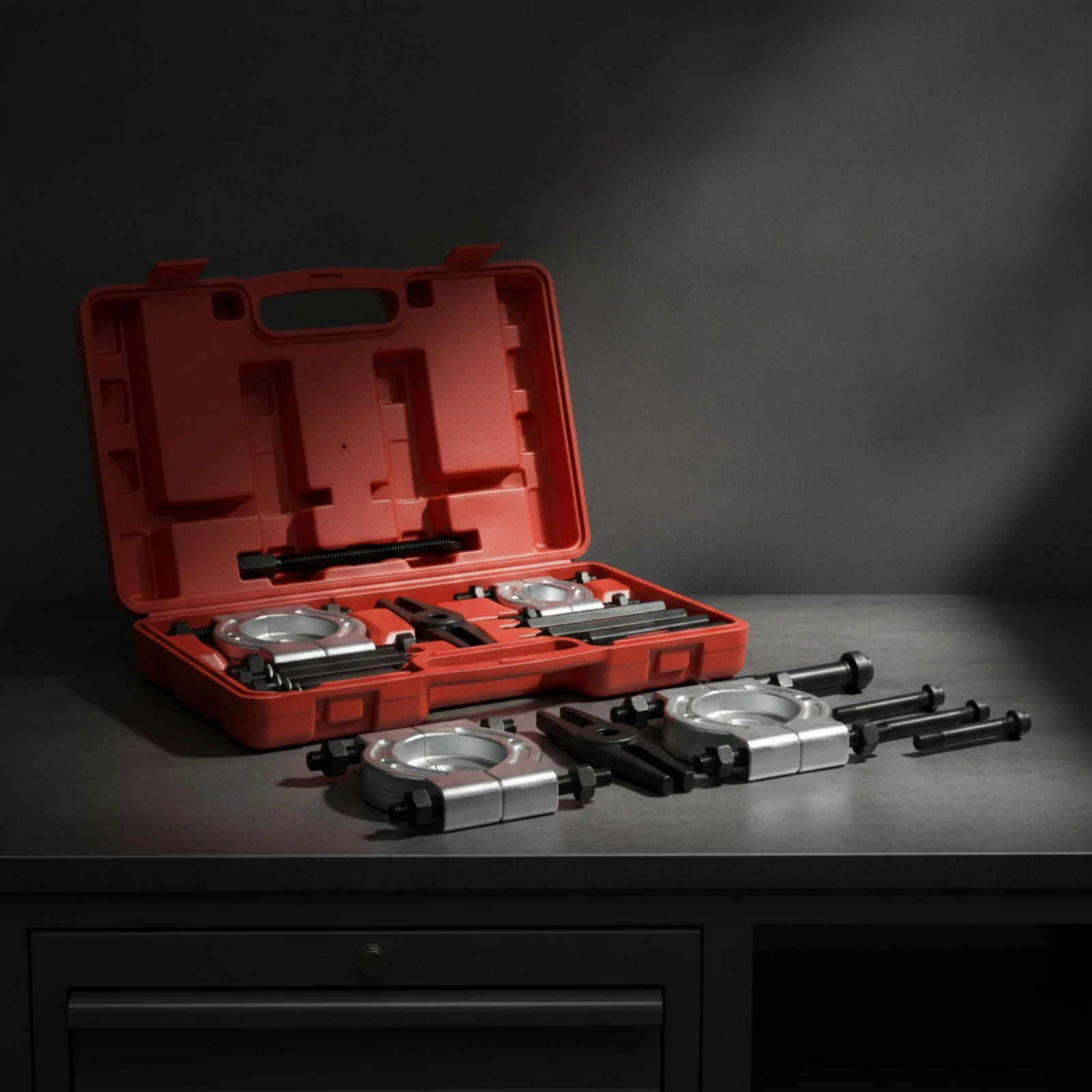 Bearing Puller Set with Case Heat Treated Bearing Puller Kit with Case Tool Heavy Duty Drop Forged for Mechanics, Workshop
Bearing Puller Set with Case Heat Treated Bearing Puller Kit with Case Tool Heavy Duty Drop Forged for Mechanics, Workshop