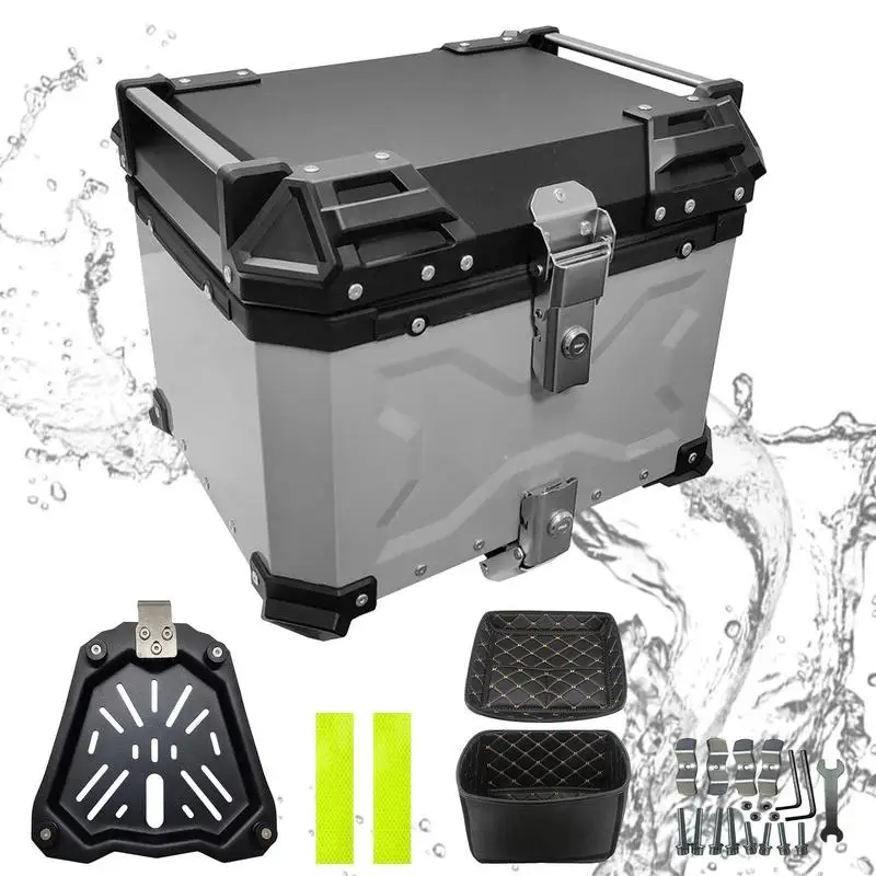 Large Motorcycle Trunk 45L Reliable Aluminum Motorcycle Top Case Large Capacity Universal Motorcycle Tail Box Multifunctional
Large Motorcycle Trunk 45L Reliable Aluminum Motorcycle Top Case Large Capacity Universal Motorcycle Tail Box Multifunctional