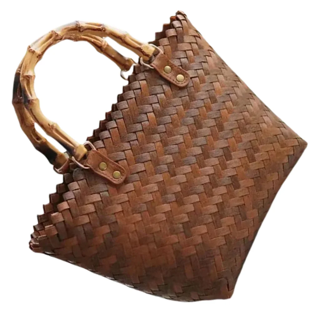 Woven Tote Bag Large Capacity Handbag Basket Straw Woven Basket Beach Picnic Shoulder Bag Women Storage
Woven Tote Bag Large Capacity Handbag Basket Straw Woven Basket Beach Picnic Shoulder Bag Women Storage