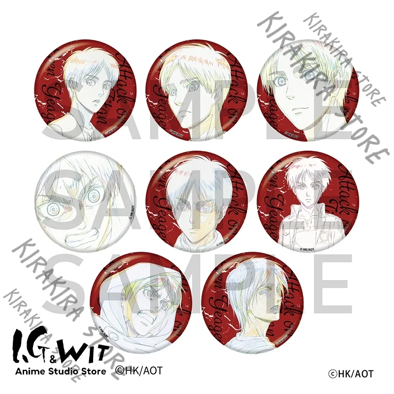 Attack on Titan Eren Jaeger Official Tinplate Badge Genuine Brooch Emblem Cosplay Breastpin 57mm Ornaments Otaku Christmas Gifts
Attack on Titan Eren Jaeger Official Tinplate Badge Genuine Brooch Emblem Cosplay Breastpin 57mm Ornaments Otaku Christmas Gifts