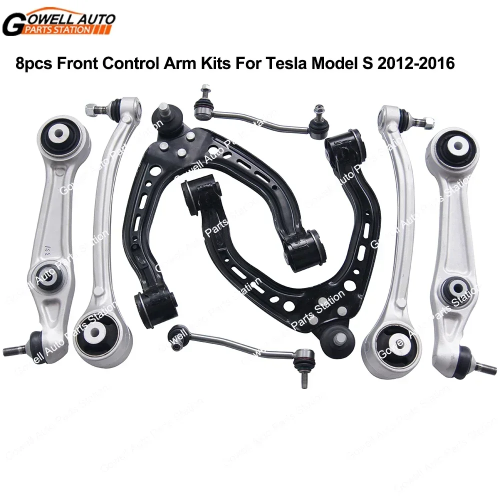8pcs for Tesla Model S 2012-2023 Front Suspension Wishbone Upper Lower Control Arm Kits 1043966-00-A 1027351-00-C 1041570-00-B
8pcs for Tesla Model S 2012-2023 Front Suspension Wishbone Upper Lower Control Arm Kits 1043966-00-A 1027351-00-C 1041570-00-B