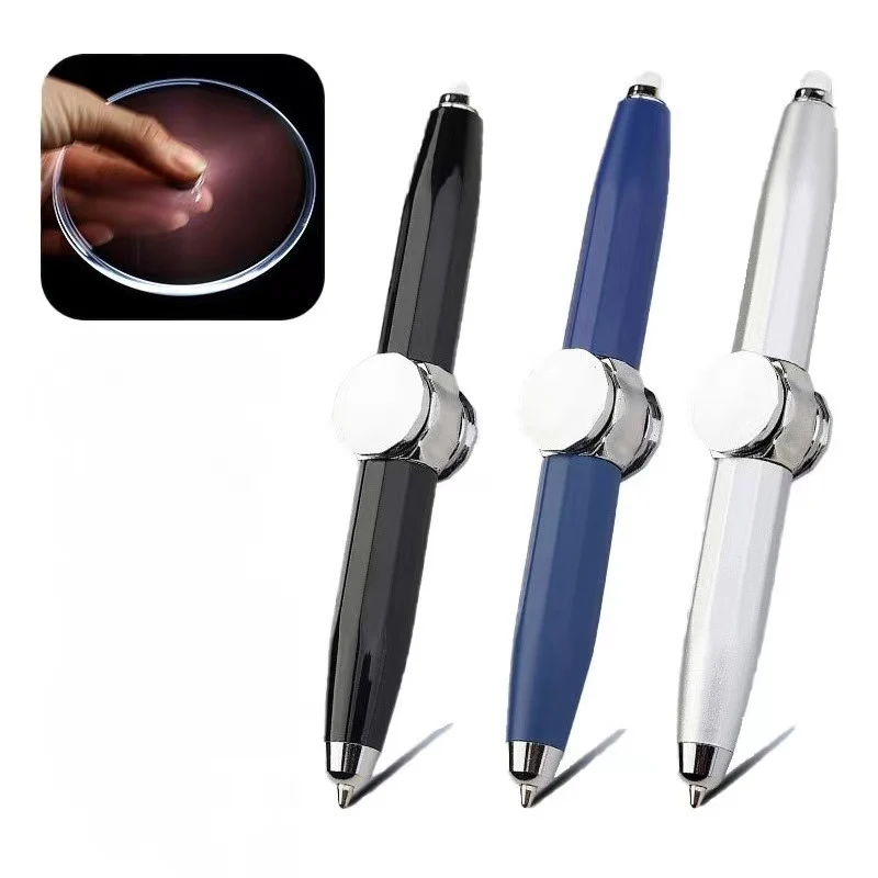 Led Fingertip Spinning Pen Fidget Anxiety Decompression Gyro Metal Ballpoint Gyroscope Pen Writing Pens school For Kids Adults
Led Fingertip Spinning Pen Fidget Anxiety Decompression Gyro Metal Ballpoint Gyroscope Pen Writing Pens school For Kids Adults