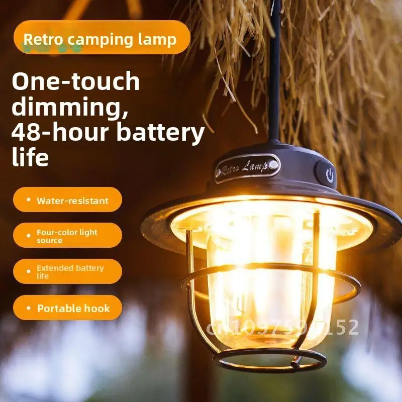 Ретро-фонарь, светодиодный светильник на солнечной энергии для кемпинга с бесступенчатым затемнением, теплый свет, уличный долговечный крючок для атмосферы
Ретро-фонарь, светодиодный светильник на солнечной энергии для кемпинга с бесступенчатым затемнением, теплый свет, уличный долговечный крючок для атмосферы