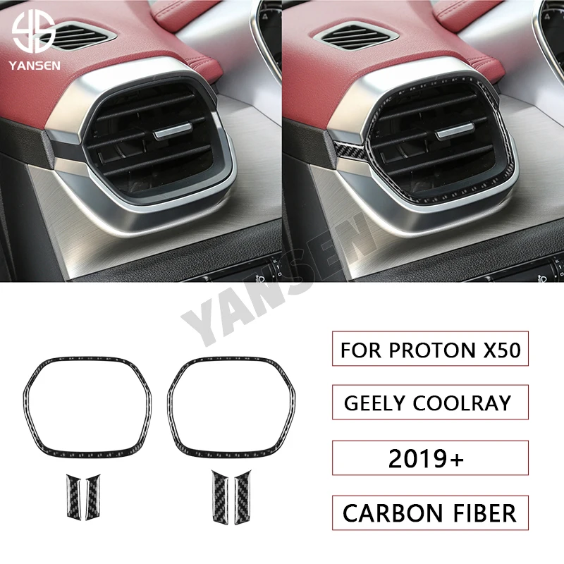 Real Carbon Fiber Center Console Side Air Outlet Panel Trim Cover Stickers For PROTON X50 Geely COOLRAY Car Accessories
Real Carbon Fiber Center Console Side Air Outlet Panel Trim Cover Stickers For PROTON X50 Geely COOLRAY Car Accessories