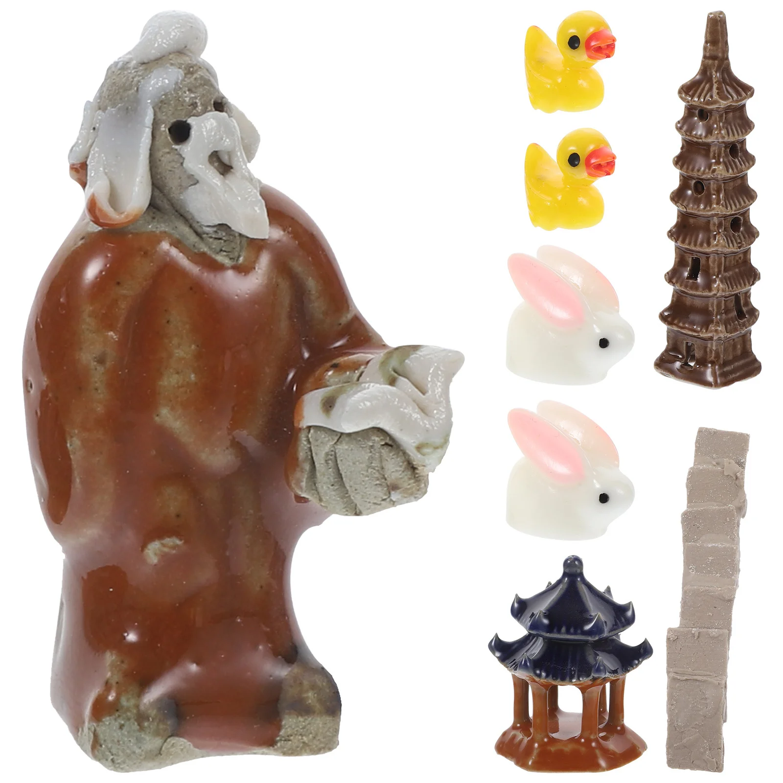 11 Pcs Decorations Ceramic Models Artware Decorative Mini Lawn Ornaments Micro Landscape 
11 Pcs Decorations Ceramic Models Artware Decorative Mini Lawn Ornaments Micro Landscape