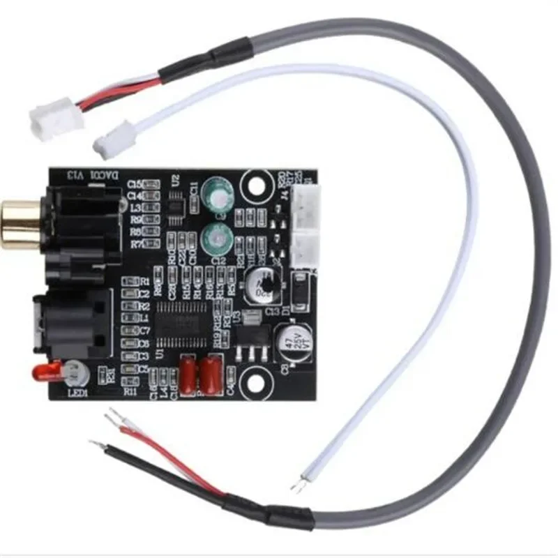 DACDigital Decoder24Bit192KFiber Coaxial Decoding Board Stereo Audio OutputDIYModification TB
DACDigital Decoder24Bit192KFiber Coaxial Decoding Board Stereo Audio OutputDIYModification TB
