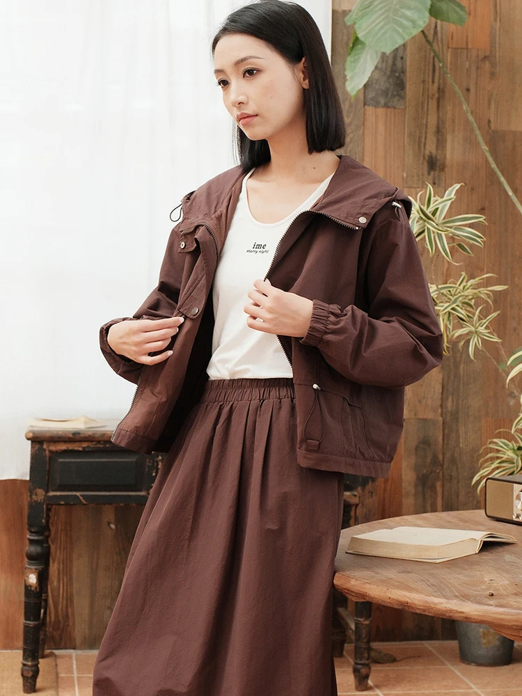 Bukhara Original Women's Casual Loose Fashion Outerwear Korean Style Short Coat Polyester Fiber Cotton Nylon Zipper Closure
Bukhara Original Women's Casual Loose Fashion Outerwear Korean Style Short Coat Polyester Fiber Cotton Nylon Zipper Closure