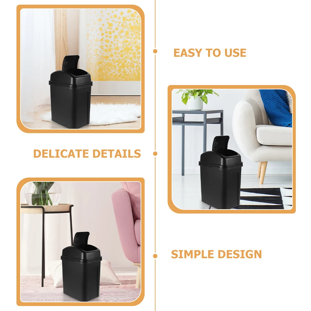Practical Swing Lid Trash Can PP Material for Home Office Kitchen Bedroom Bathroom Trash Can with Lid Bedroom Trashcan
Practical Swing Lid Trash Can PP Material for Home Office Kitchen Bedroom Bathroom Trash Can with Lid Bedroom Trashcan