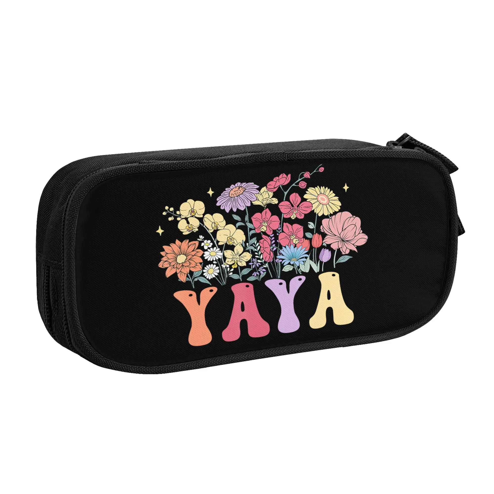 Large Capacity Bags for Child Cartoon Blessed Yaya Floral Flower Mothers Day Women Grandma School Pencil Bag
Large Capacity Bags for Child Cartoon Blessed Yaya Floral Flower Mothers Day Women Grandma School Pencil Bag