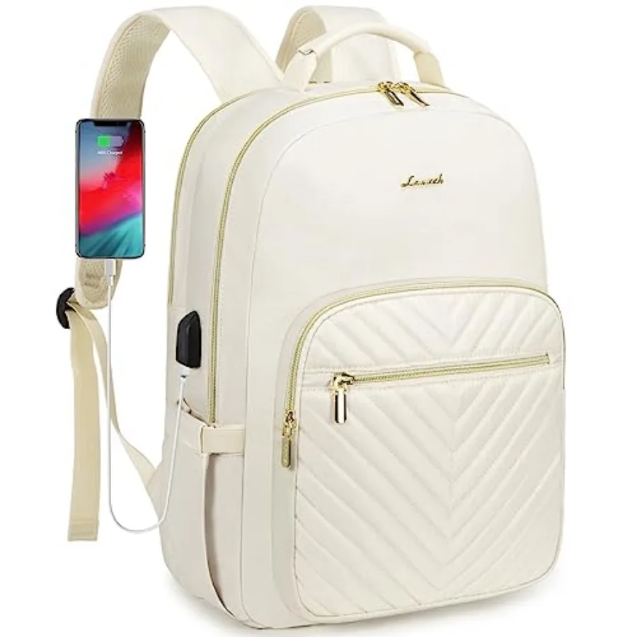 LOVEVOOK Laptop Backpack Purse for Women, Work Travel Computer Bags, College School Backpack for Student Girl, Quilted Casual D
LOVEVOOK Laptop Backpack Purse for Women, Work Travel Computer Bags, College School Backpack for Student Girl, Quilted Casual D