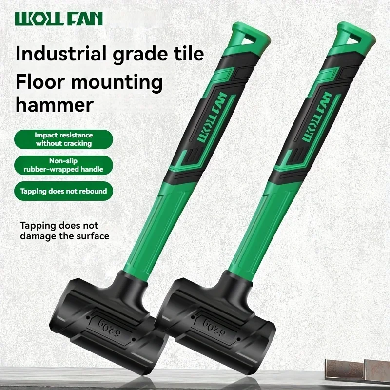 1 upgraded and labor-saving three-layer shock-absorbing non elastic rubber hammer, 2-pound rubber hammer, rubber hammer for cera
1 upgraded and labor-saving three-layer shock-absorbing non elastic rubber hammer, 2-pound rubber hammer, rubber hammer for cera
