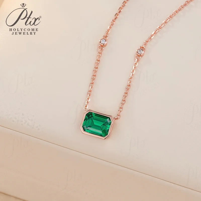 2ct Moissanite Necklace Emerald Cut 925 Silver Fashion Collarbone Chain Holiday Gifts Ladies Pendant Hypoallergenic Jewelry
2ct Moissanite Necklace Emerald Cut 925 Silver Fashion Collarbone Chain Holiday Gifts Ladies Pendant Hypoallergenic Jewelry