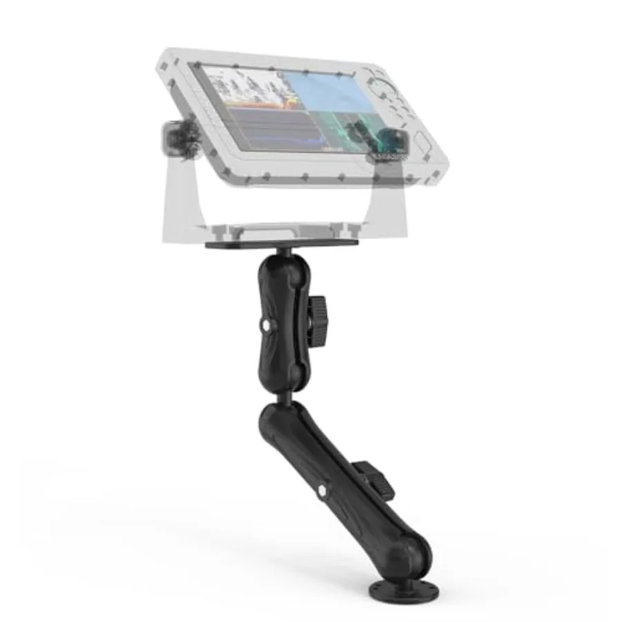 Aluminum Alloy Fish Finder Mount for Marine Electronics, Black, C Size 1.5 Ball, 14.5 Arm Universal Mounting Plate Compatible w
Aluminum Alloy Fish Finder Mount for Marine Electronics, Black, C Size 1.5 Ball, 14.5 Arm Universal Mounting Plate Compatible w